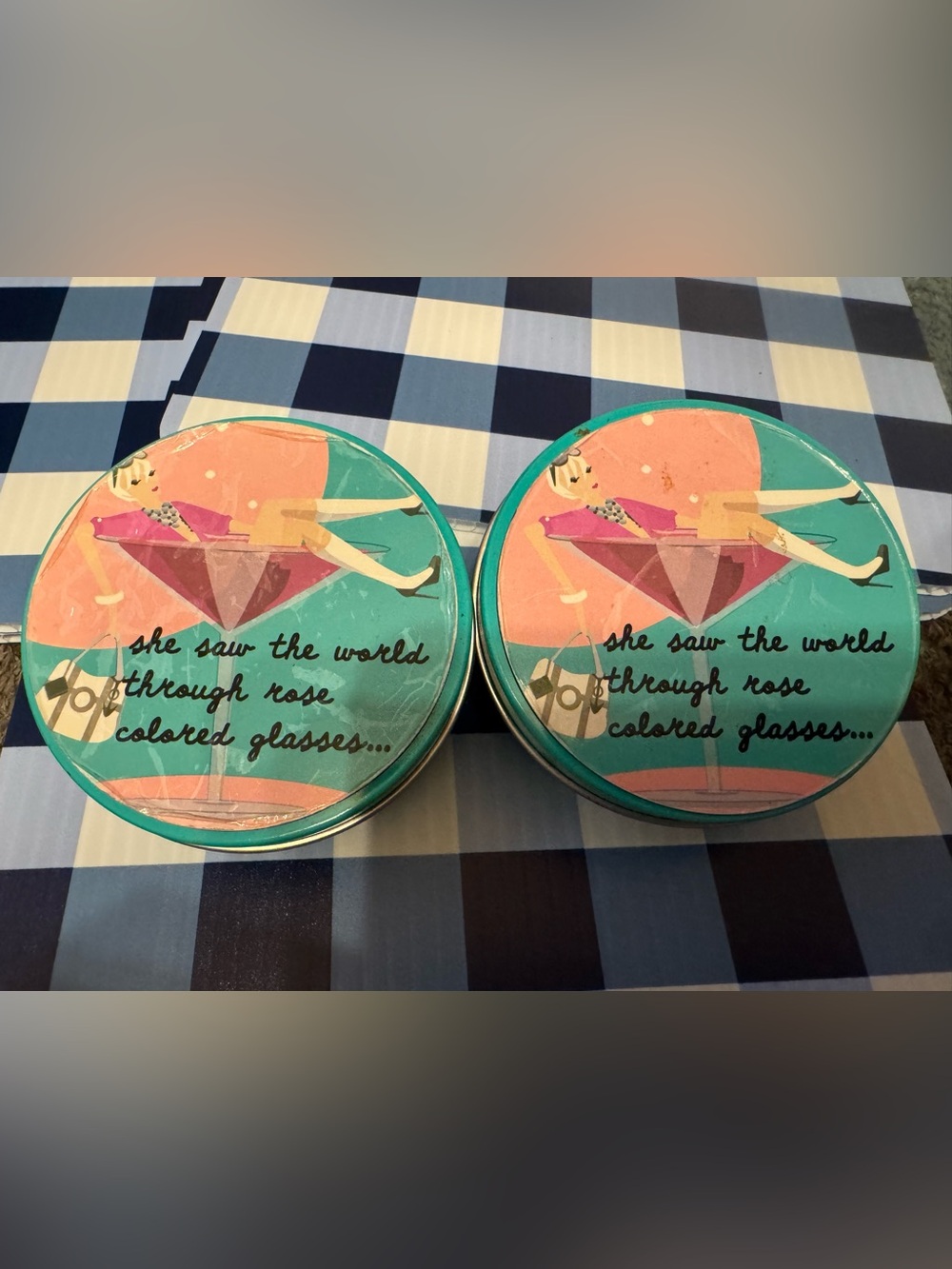 2 Bath & Body Works Slatkin Co. 'Pomegranate Martini” Travel Candle 2.7 oz